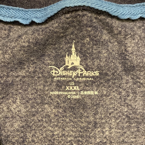 WALT DISNEY WORLD CREW NECK SWEATSHIRT DISCOVER THE MAGIC NAVY BLUE SIZE XXXL - Picture 3 of 7